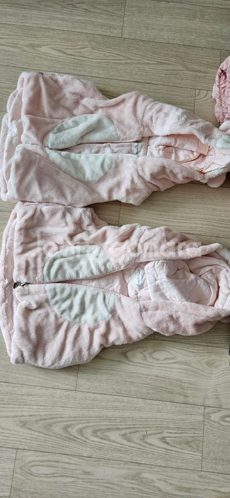 여아 쌍둥이 패딩 . 퍼 조끼 일괄--1