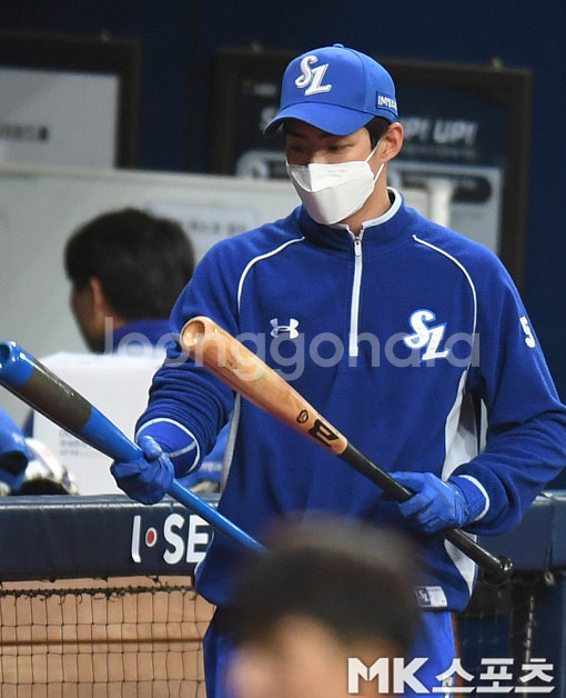 삼성라이온즈 구자욱선수 실사 배트--0