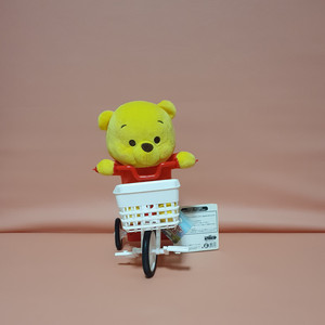 <일본 디즈니 정품> 푸 자전거 인형