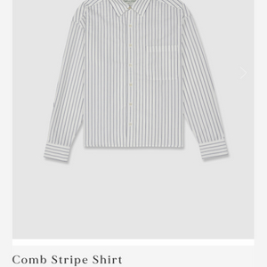 얼바닉 comb stripe shirt