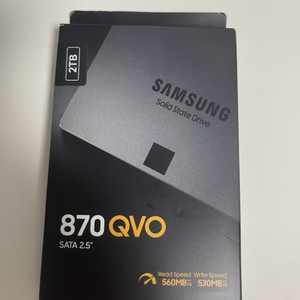 삼성 SSD 870 QVO 2tb 미개봉 판매