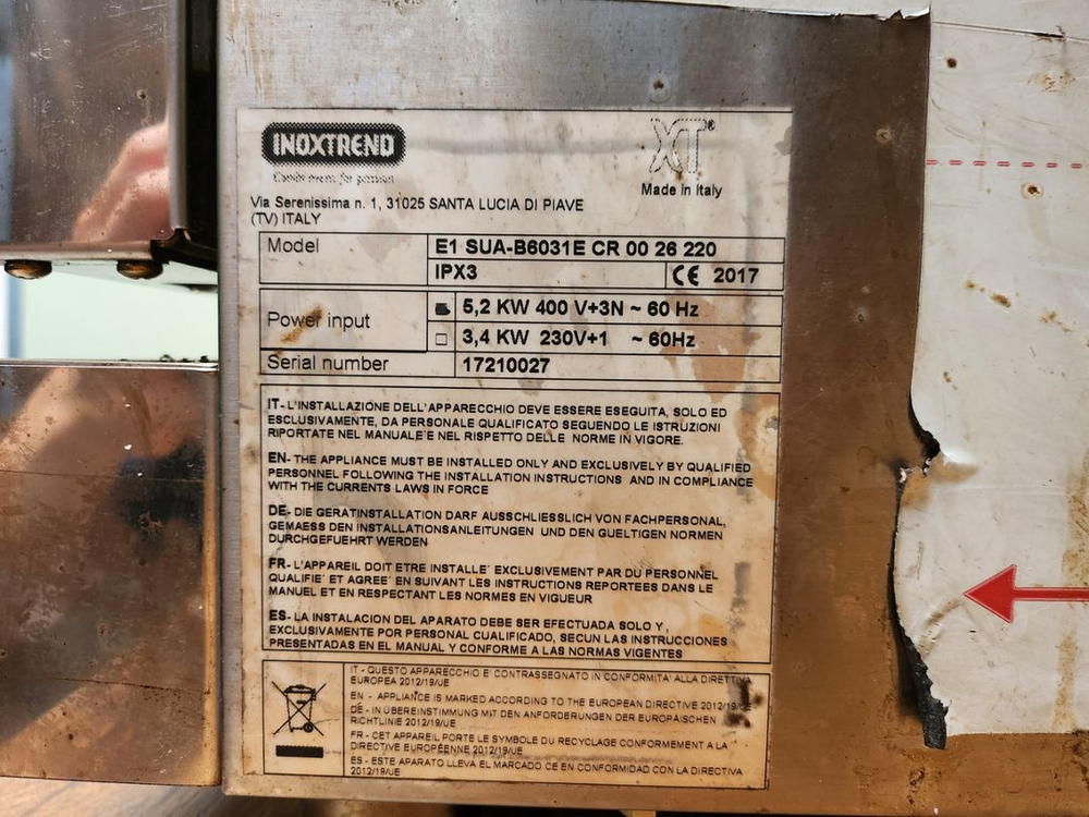 inoxtrend 이녹스트랜드 베이킹오븐 판매 이미지