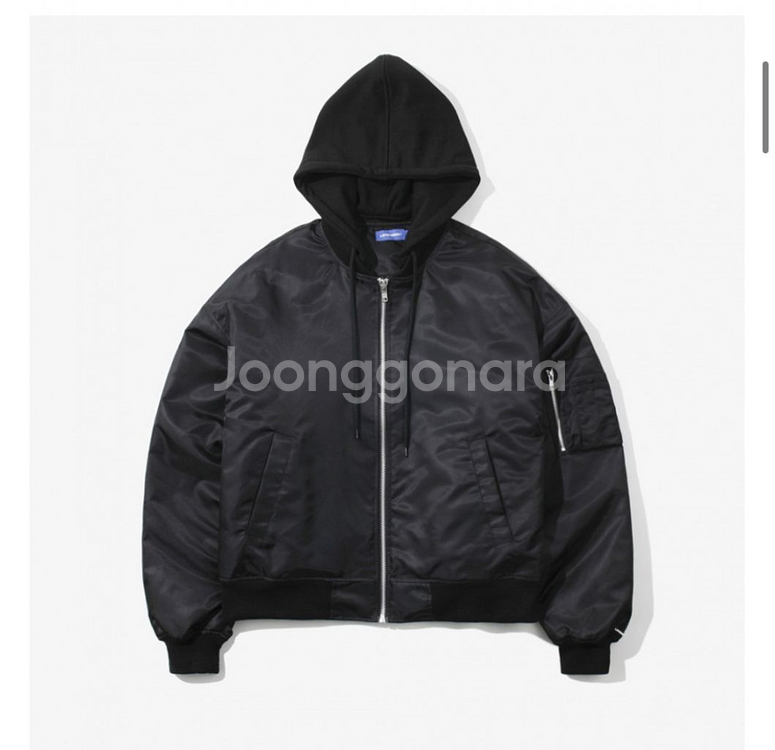 [M] 레이어유니온 후드 ma-1 항공점퍼 1회착--2