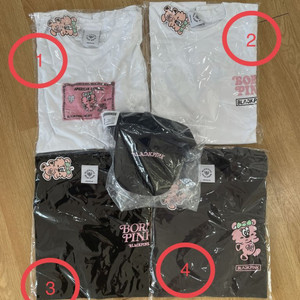 블랙핑크x베르디 티셔츠, 볼캡 모자