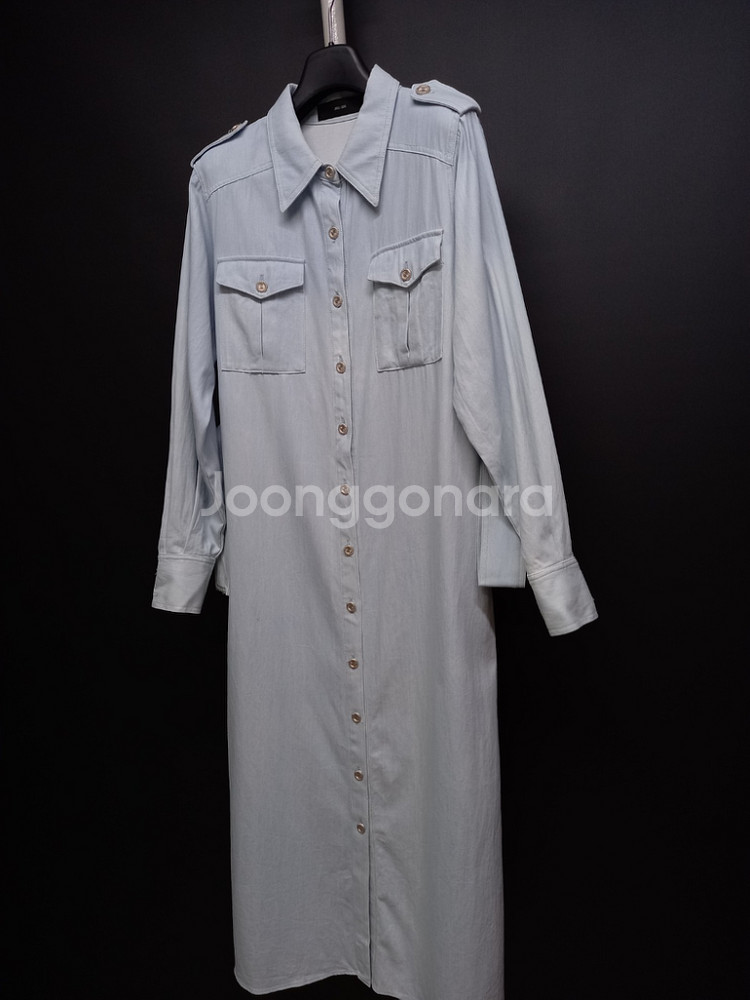 줄로그 JULL LOG 춘추 데님 맥시 롱 원피스 F--2
