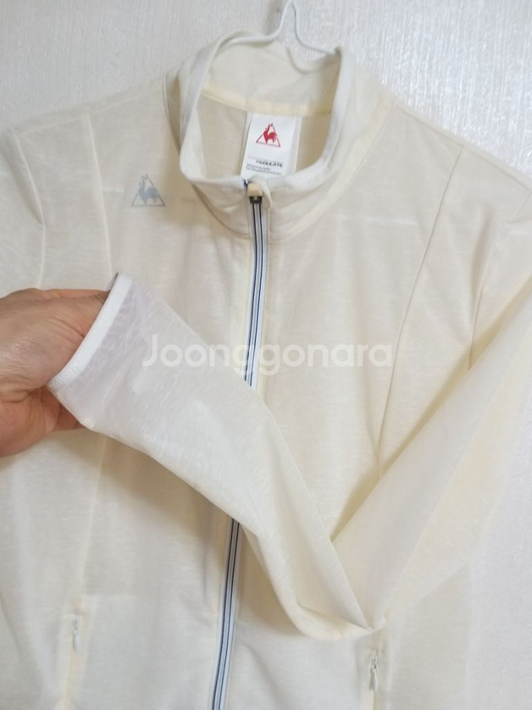 여성 르꼬끄스포르티브 자전거 바람막이 (스판90)--2