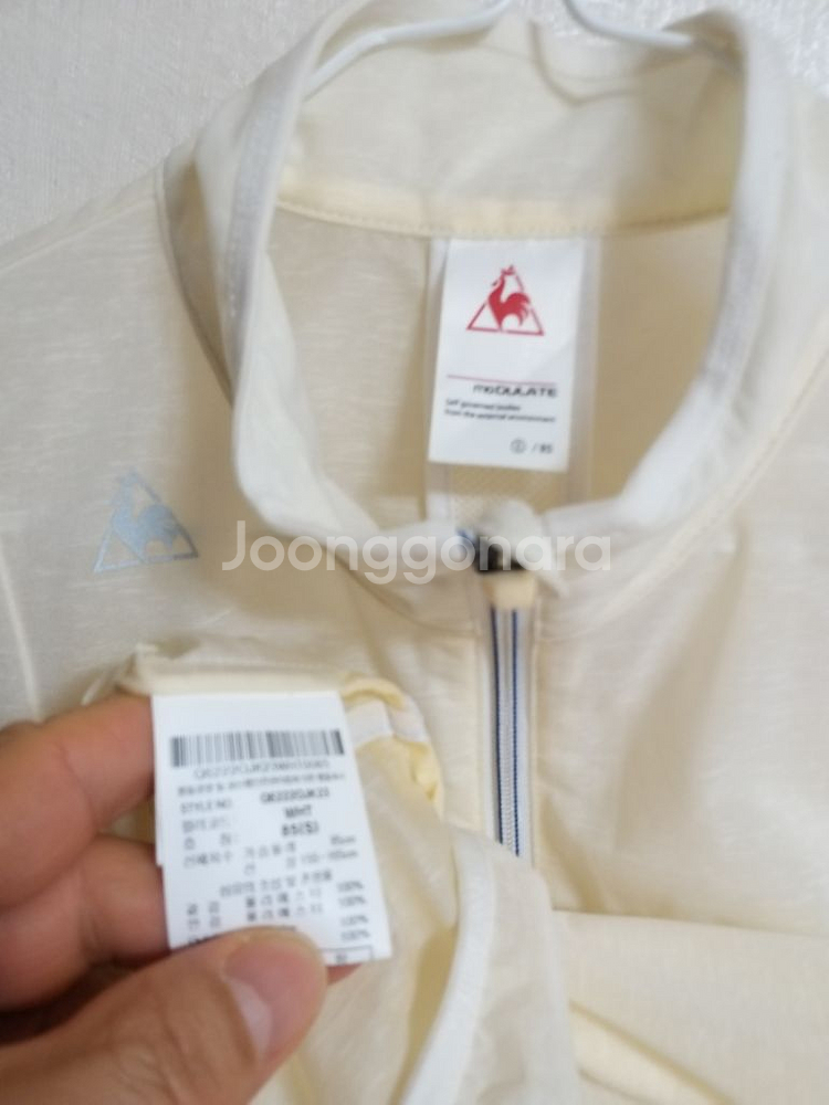 여성 르꼬끄스포르티브 자전거 바람막이 (스판90)--3