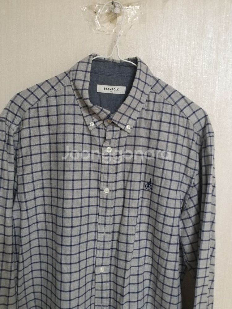 남성 빈폴 봄.가을 겨울 체크셔츠 (100)--1