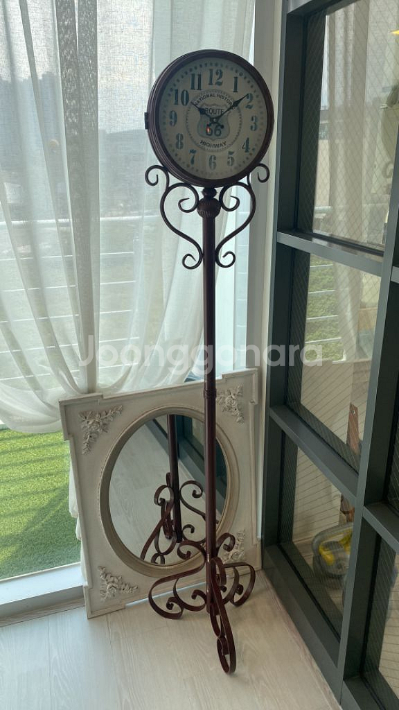 양면엔틱시계--1