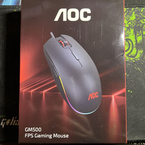 마우스 알파스캔 AOC GM500 미개봉 새상품