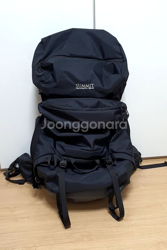 백패킹 배낭 80L+ 5L 새제품--6