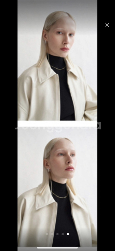 (새것) 블러썸컴퍼니 레더자켓--4