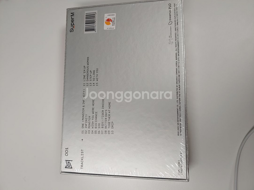 슈퍼엠 정규1집 앨범 슈퍼원 미개봉 신품 cd--3