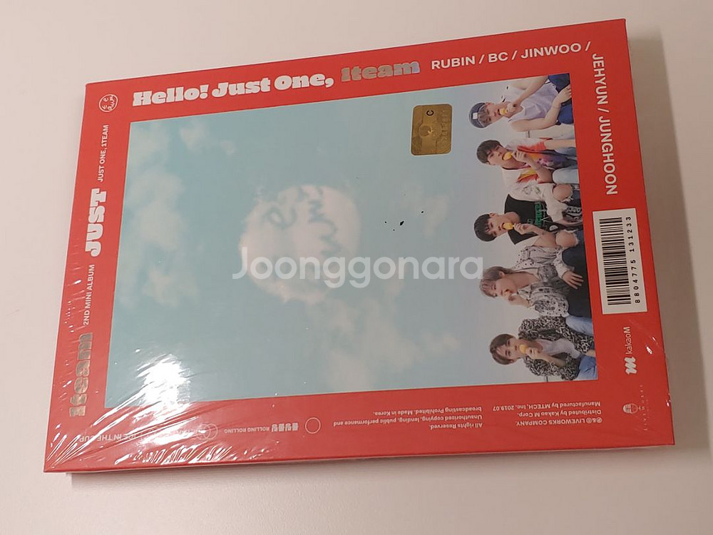 1team 2nd 미니 앨범 미개봉 신품 cd--1