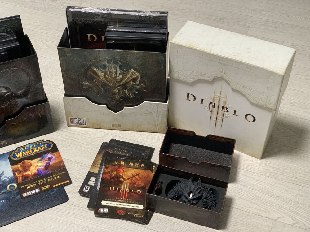 디아블로3 디아3 소장판 패키지 판매합니다 /각개가능--1