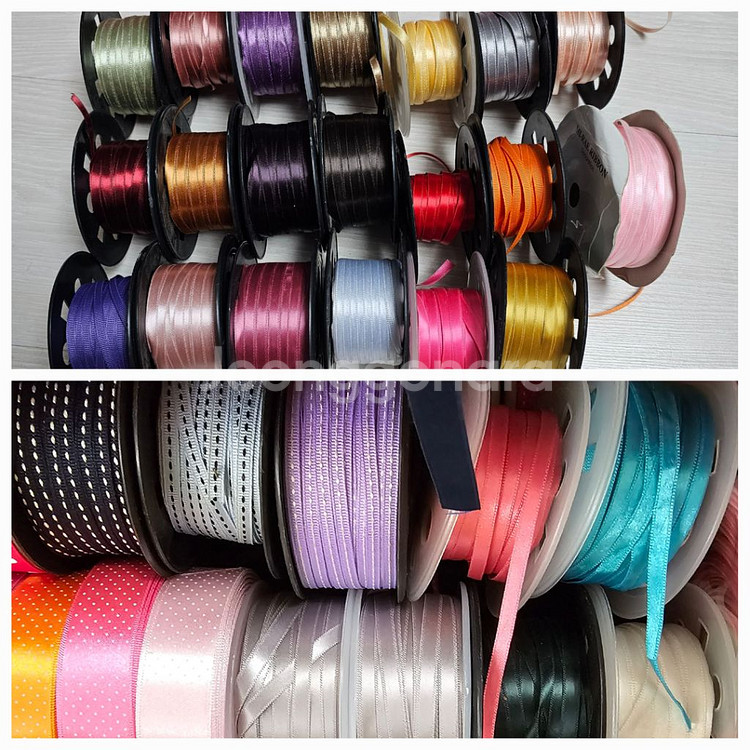 3 ~ 5 미리 이며 공단 골지 점선 리본류 50마--1