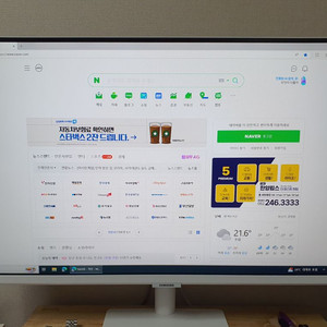 삼성 M5 27인치 스마트모니터 판매합니다(단순개봉품)