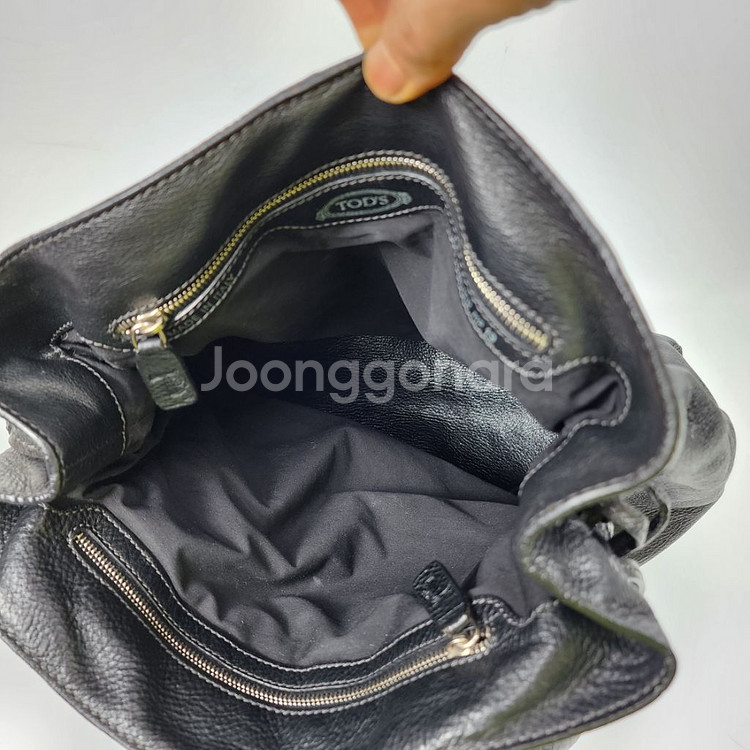 정품 토즈 가죽 토트백--8