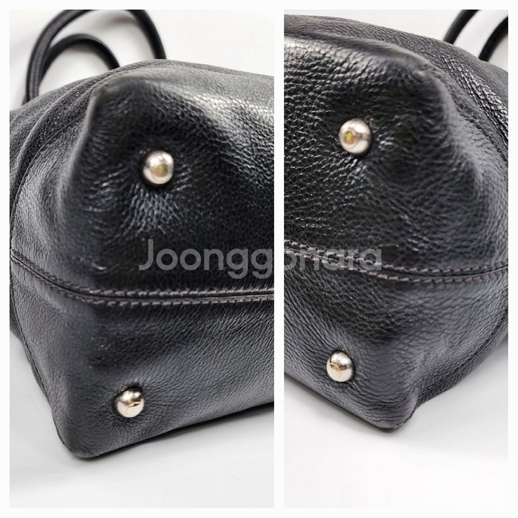 정품 토즈 가죽 토트백--9