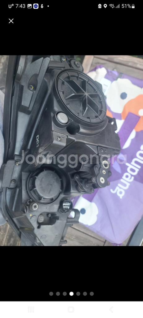 제네시스구형 헤드라이트 (조수석)ㅇ팝니다--3