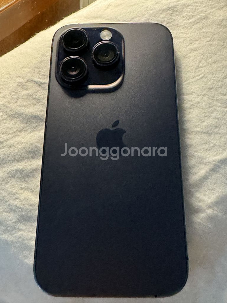 아이폰15프로1TB 퍼플 미국판 무음 애플케어포함--2