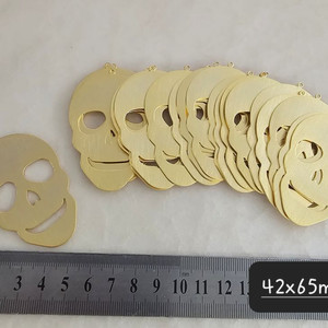 금속장식 골드해골 21개 일괄