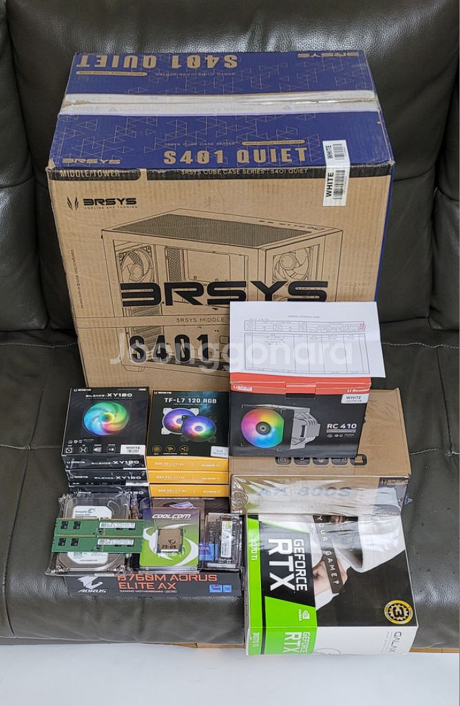 RTX3070TI화이트I5-13400F방송게이밍컴퓨터--6