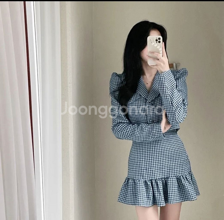 로웰리 체크투피스--1