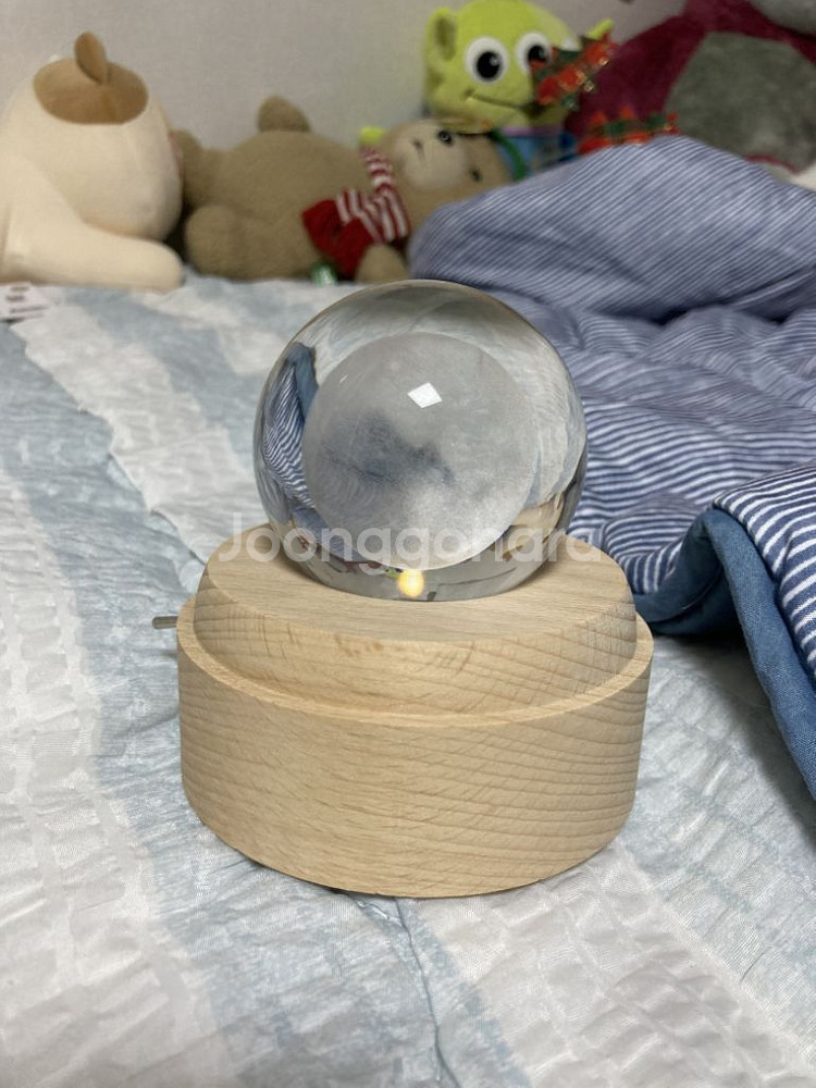 오르골 무드등(달 수정구)--0