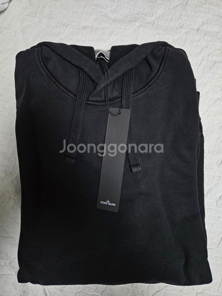 스톤아일랜드 22FW 후드티 블랙--1