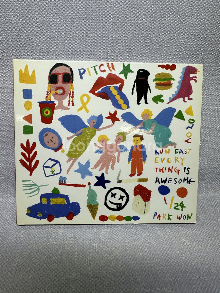 친필싸인비매CD 박원 미니앨범 [r],미개봉두장,총5장--5