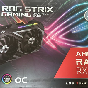 단순개봉 미사용 ROG STRIX RX 6600 XT