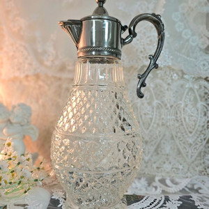 (레어템)이태리크리스탈 실버플레이트 claret jug