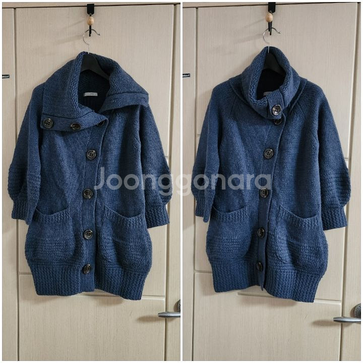 클라비스- 7부소매 볼륨 퍼프 가디건/아우터--0