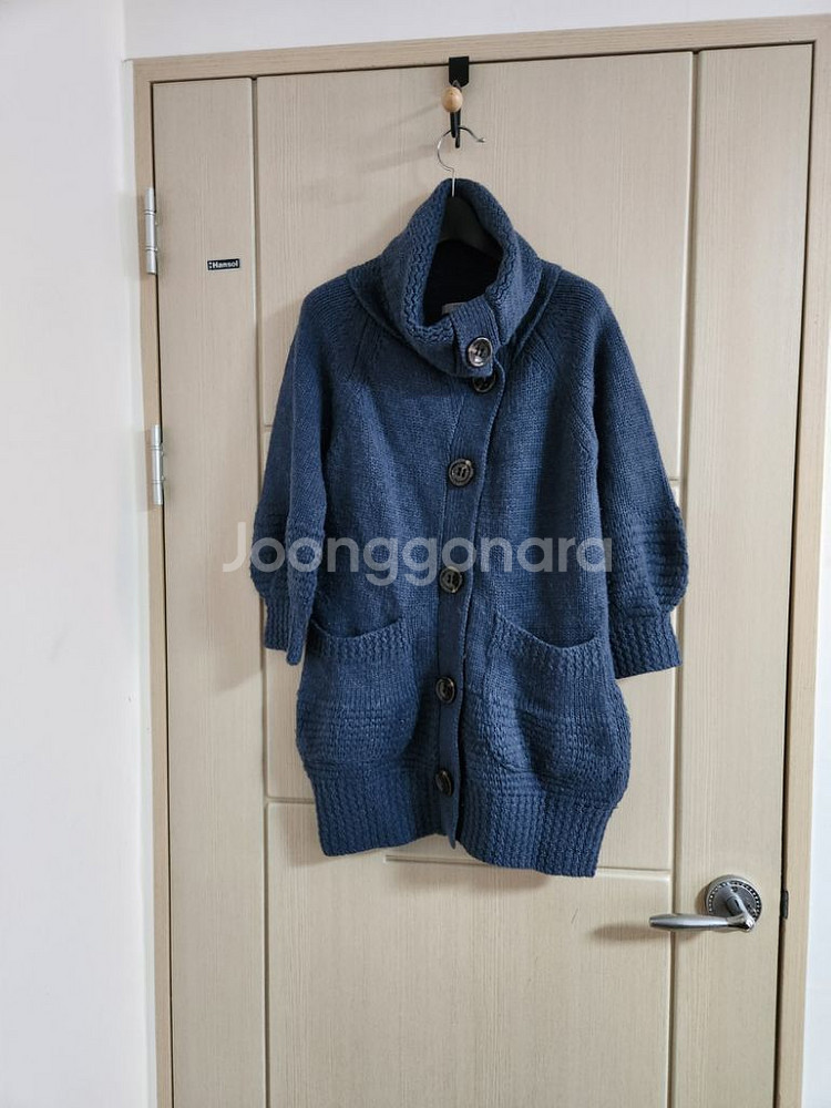 클라비스- 7부소매 볼륨 퍼프 가디건/아우터--2