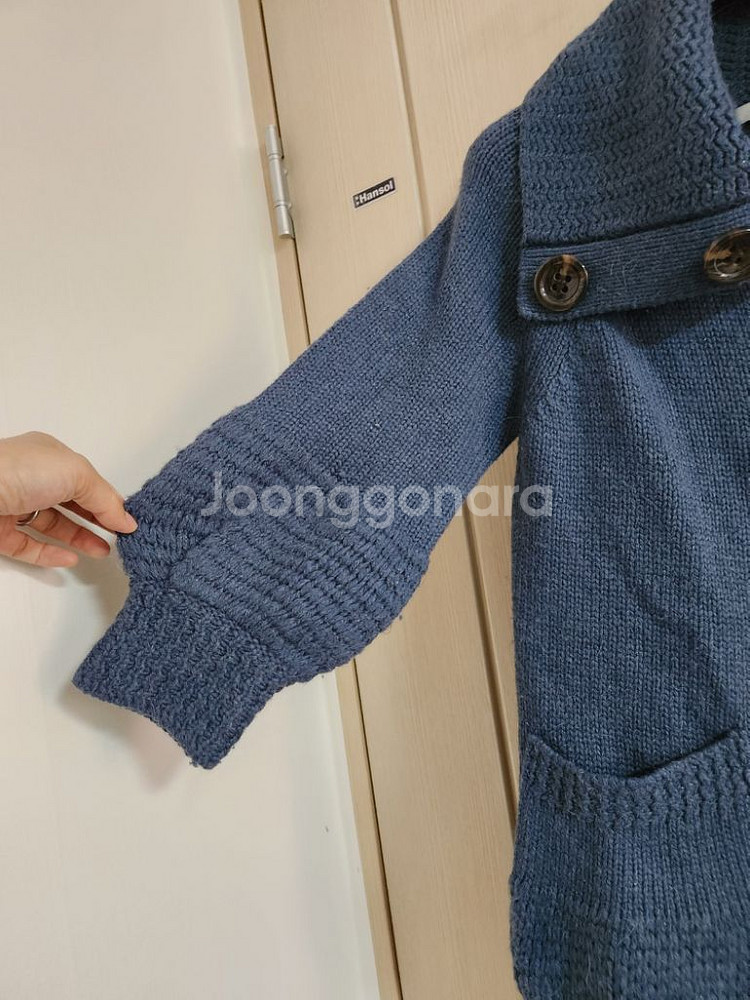 클라비스- 7부소매 볼륨 퍼프 가디건/아우터--3