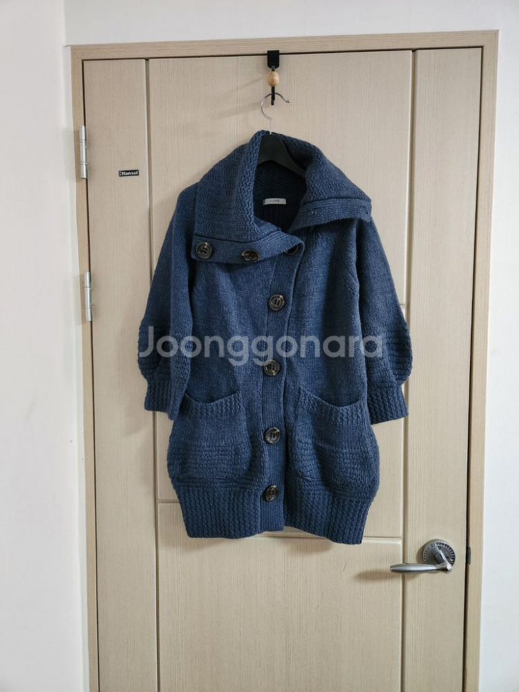 클라비스- 7부소매 볼륨 퍼프 가디건/아우터--1