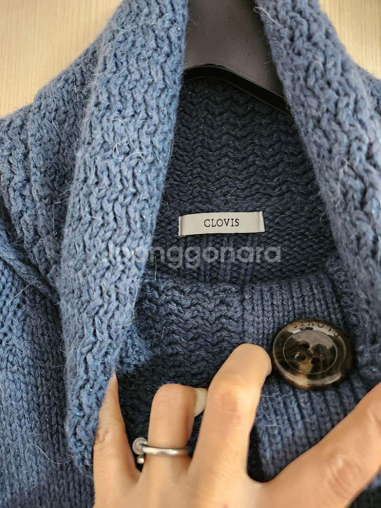 클라비스- 7부소매 볼륨 퍼프 가디건/아우터--7