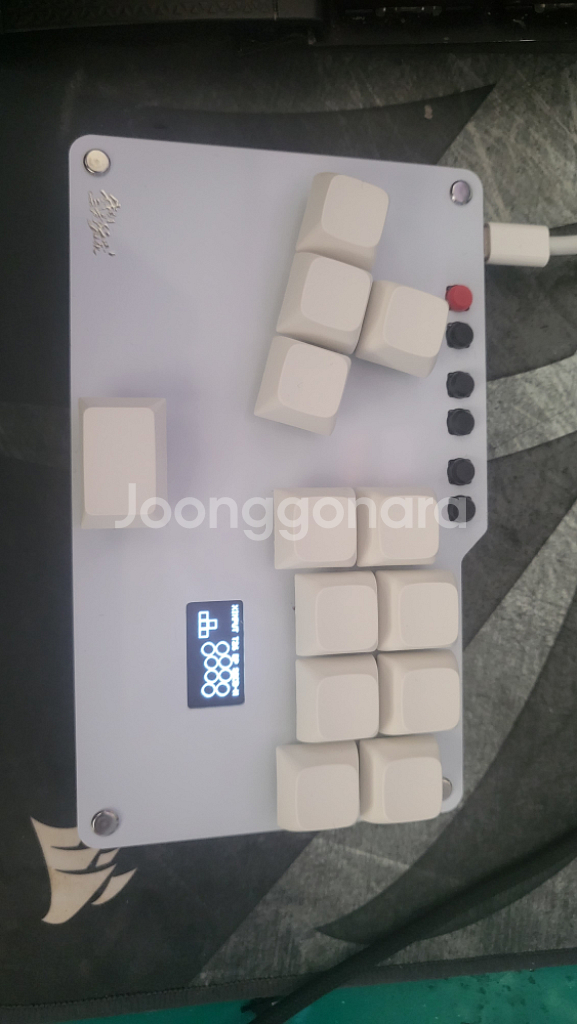 격투게임 히트박스 컨트롤러 키보드타입 gp2040--1