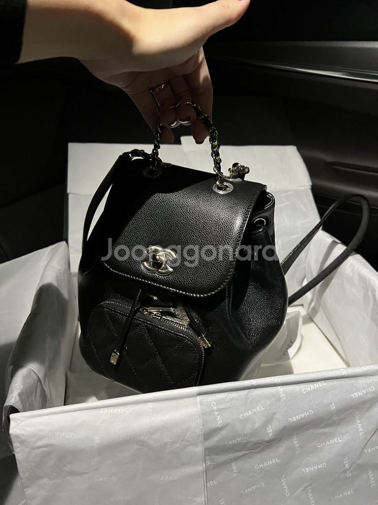 Replica Chanel Mini Business Affinity Backpack AS3530 Black