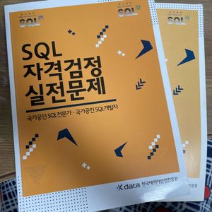 SQL 자격검정 실전문제(노랭이 판매합니다.)