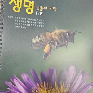 생명 생물의 과학 12판 분철 새것 택배비포함