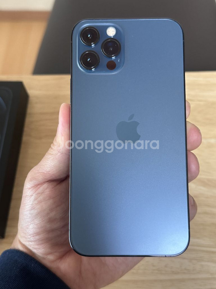 아이폰12프로 512GB 퍼시픽블루 풀박스--1