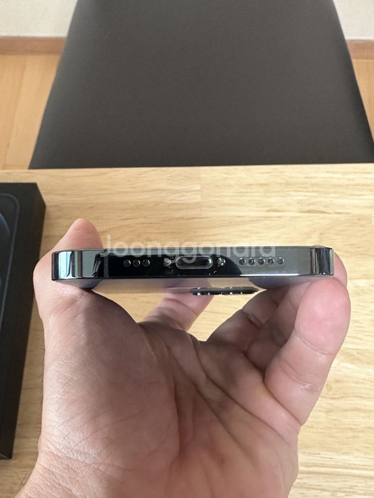 아이폰12프로 512GB 퍼시픽블루 풀박스--5
