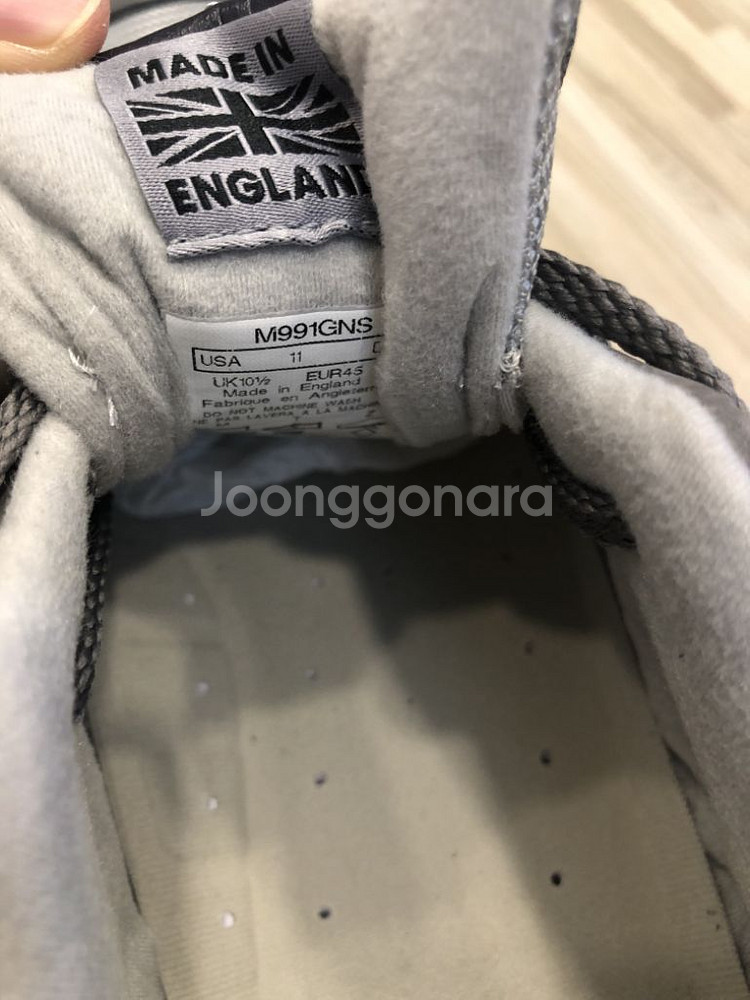 뉴발란스 M991GNS 국내 미발매 색상 그레이네이비--4