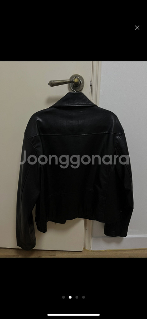 마땡킴 레더자켓--1