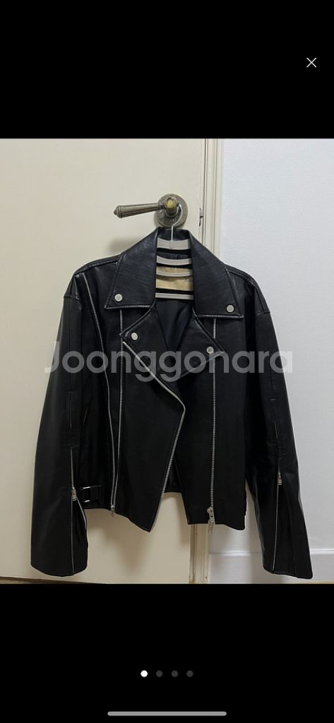 마땡킴 레더자켓--0