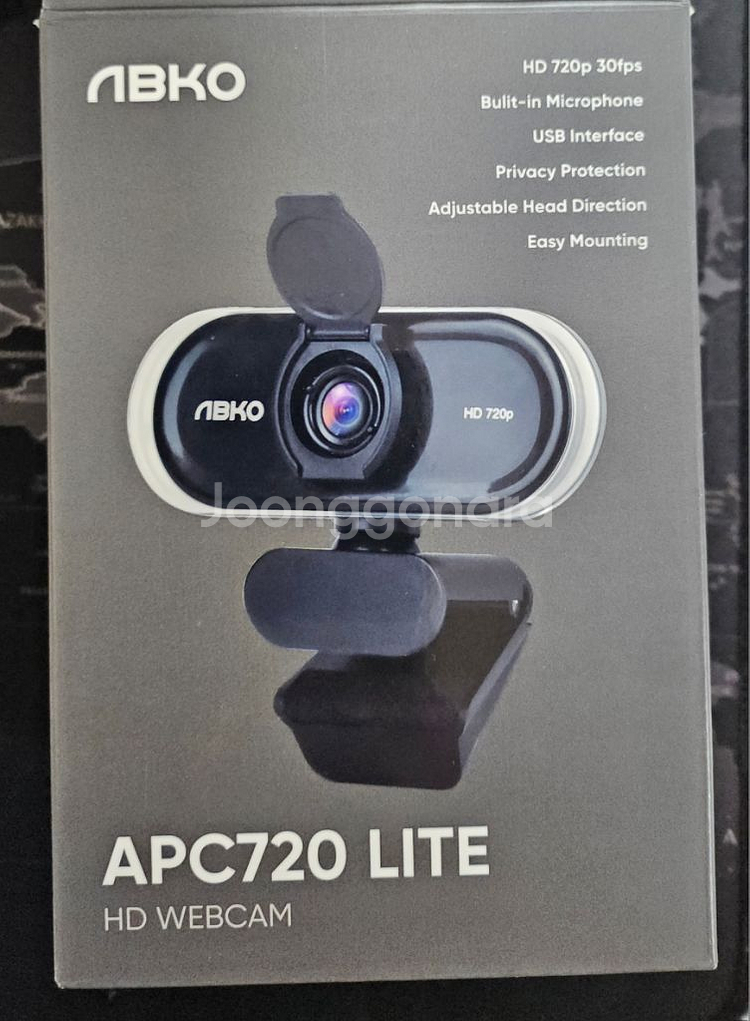앱코 웹캠 APC720 LITE 데스크탑 웹캠--0