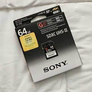 소니메모리카드64G XDSC UHS-2 4K(SFG64