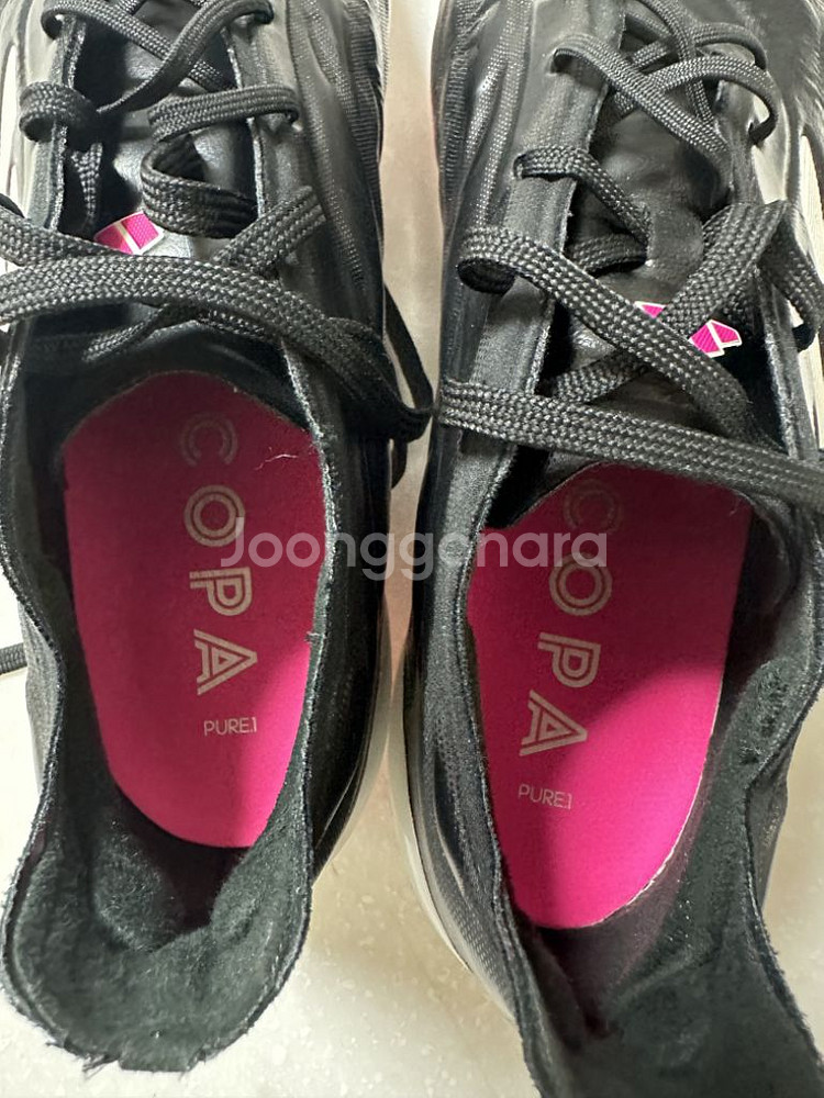 아디다스 코파 퓨어.1 ag/hg 270 실착1회--5